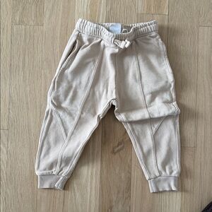 Zara Kids Beige Jogger Pants